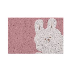 The Flow Company Hi Bye Master 打招呼的動物 PVC 玄關門墊, 兔子