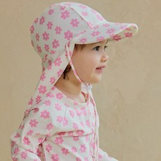 IAMBEBE 兒童笑臉雛菊遮陽帽