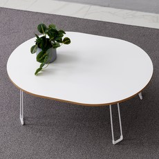 예다움 라운드 다용도 접이식 좌식 테이블, 화이트버치