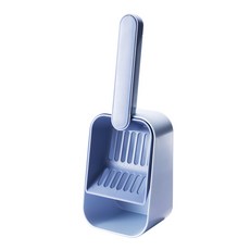 PASTEL PET 貓砂鏟畚箕組, 藍色