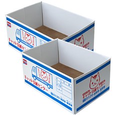 貓咪魔藥箱 平板型貓抓板 宅配車造型 2入組, 快遞卡車, 2個