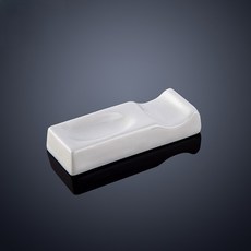 E-Select 簡約基本款方形筷匙架, 10個, 白色