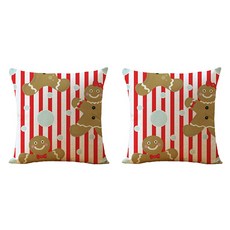 Be sweet 薑餅人餅乾抱枕套 2入