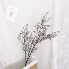 Cozette Misty Blue雪花枝人造花乾燥花, 單色