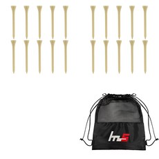 나야스타일 골프 롱 티 우드 10p + 골프 롱 티 우드 10p + 파우치 세트 GFYP-182-3 182-3PU, 혼합색상