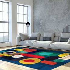 四季北歐風設計柔軟地毯