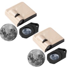 MONACO OLIVE 超級月亮投影光束燈 月亮 2入, 米色