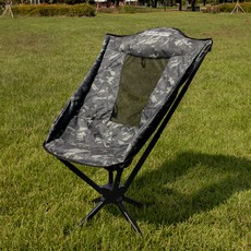WOLFLAUNCH 圖案寬版旋轉椅, BLACK SCATTER, 1個