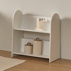 리샘 라운디 리썸 선반장 2단 585, 화이트