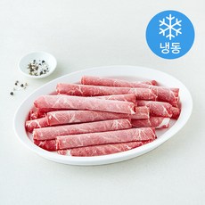 건화한우다 1+등급 정육 샤브샤브용 (냉동), 1개, 300g