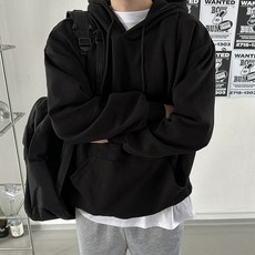 Meosidda 自然寬鬆版型連帽T恤