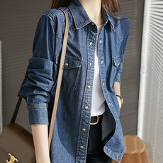 Poplar NC 女式 Mero 牛仔襯衫