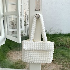 소리달 소너리 퀼팅 대용량 심플한 가벼운 퍼프 토트백