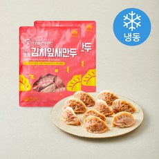 굿푸드 얇피통통 김치잎새만두 (냉동), 280g, 2개