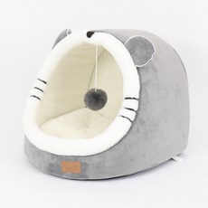 REDPUPPY 寵物狗碗屋, 粉彩灰, 1個