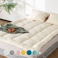 BLEDIK HOME 水洗超細纖維厚實柔軟薄墊, 米色