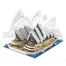 大型雪梨歌劇院奈米積木 4131片, 混合色