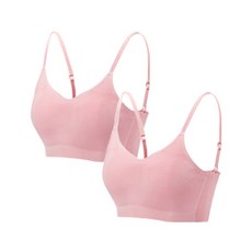 soleil 女童學生無痕無鋼圈少女內衣 肩帶款 2件組