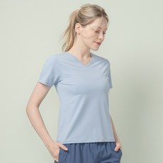 韓國 DURAN Airy Sorona V領T恤 DTF3S-3049