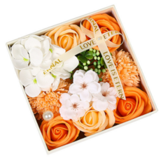 셀라 조화 어버이날 카네이션선물, 오렌지벚꽃, 1개