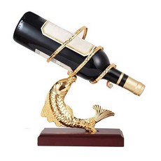 Blue Square 金魚裝飾酒架 CA-BK23, 金色, 1個