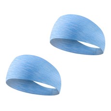 Naya Style居家運動健身髮帶 YGYP-109-2 2入, 藍色