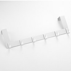 Standard Living 多用途門後掛勾 短款, 銀色, 1個