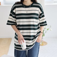 봉봉스토리 클로이 스트라이프 니트 임산부 티셔츠