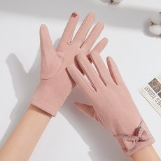 女款蝴蝶結造型手套組