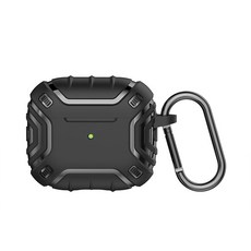 발렌스 스텔라 에어팟 프로 케이스 + 카라비너 세트, 블랙, 1개