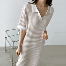 BORIMOM 開領針織孕婦連身裙 I696