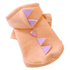 DING DONG PET 寵物恐龍造型連帽衫, 粉色