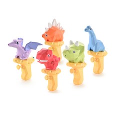 dinofactory 恐龍造型水槍, 紅色+綠色+橘色+藍色+紫色, 1組