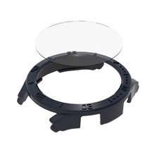 SPACE SHIELD 智慧型手錶多合一鋼化玻璃膜+防摔保護殼 40mm, 午夜藍(保護殼), 1組