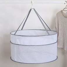 家用折疊式圓形曬衣架 上下層, 單一顏色, 1個