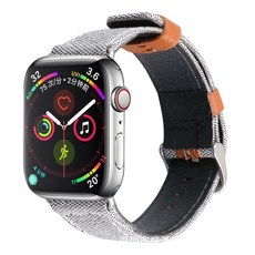Apple Watch 38mm 時尚錶帶 AB-11, 灰色