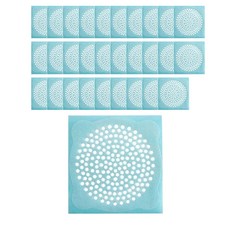 THE ZAKKA 浴室排水孔濾網, 30入, 15 x 15cm, 白色