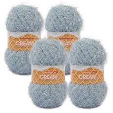 Brand Yarn 奶油系列 菜瓜布編織線, 9號, 4捲