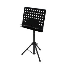 CASTLE BMS-004B BK 兩段式板式樂譜架, 黑色, 1個