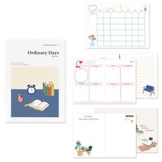 모노라이크 오디너리 데이즈 6개월 만년 다이어리, 02. Desk, 1개