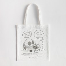 yarna 編織俱樂部迷你環保袋, 米白色