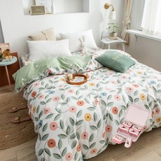 高級印花被套+棉被固定器 6入 B31, 1型