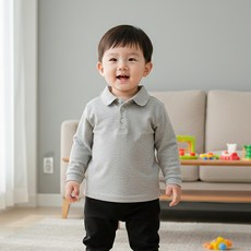 조이멀티 베베카라 무지 긴팔 카리 티셔츠