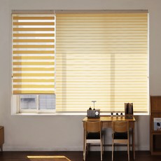 창안애 못없이 설치 무타공 안뚫어고리 콤비 블라인드