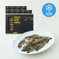 비비수산 동주 블랙타이거 새우 20미 (냉동), 500g, 10개