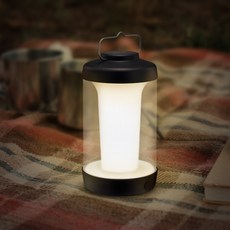 필립스 LED 시세로 캠핑 램프, 블랙, 1개