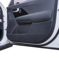 達奧托 汽車車門保護套 防刮 改裝 保護用品 4件組, 雙龍 Torres 2022年式~, 深灰色