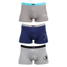 TOUGHGUY 男童款棉質彈性四角內褲 3件組 TG-JN7030