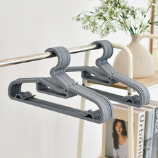 컴포즈하우스 국내 제조 어깨뿔 방지 논슬립 옷걸이, 그레이, 50개