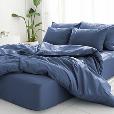 SCOHOme 韓國製造 Luxi 純棉40支斜紋飯店式被套組